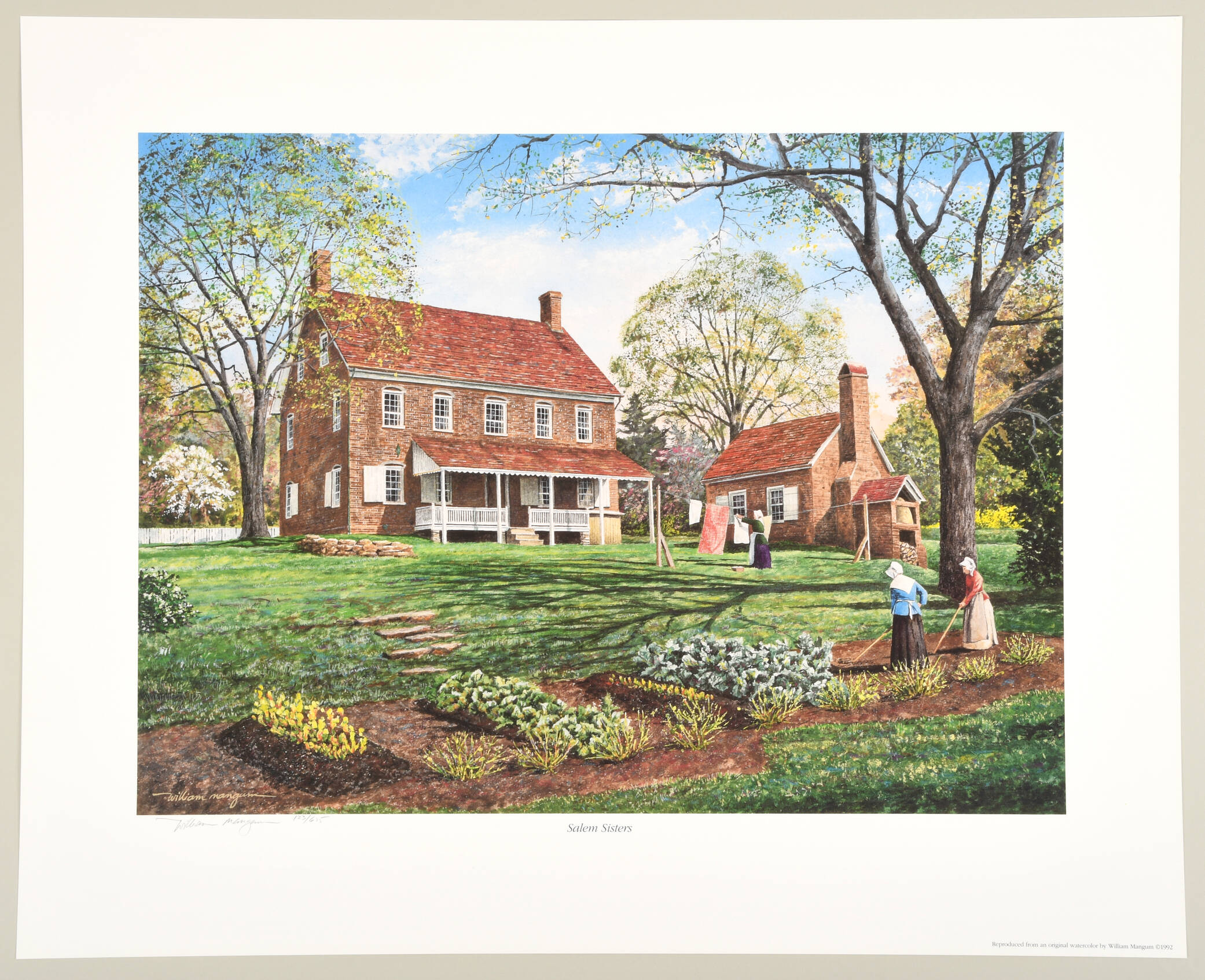 William Mangum Prints Salem Sisters - Boxed