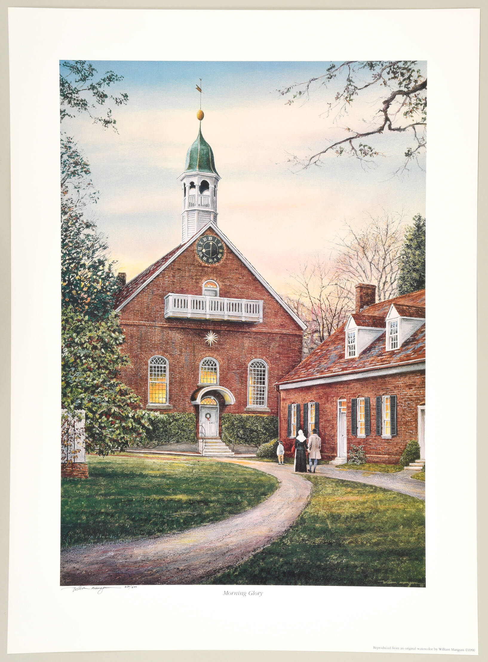 William Mangum Prints Morning Glory - Boxed