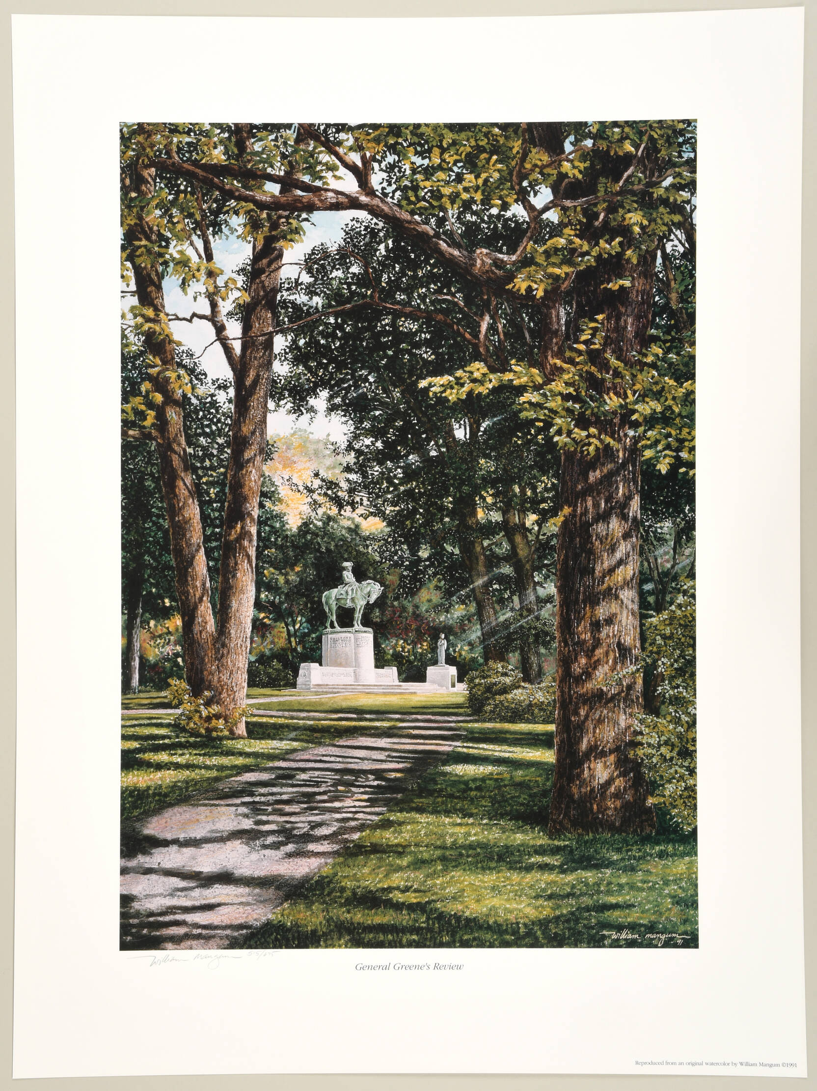 William Mangum Prints General Greene's Review - Boxed