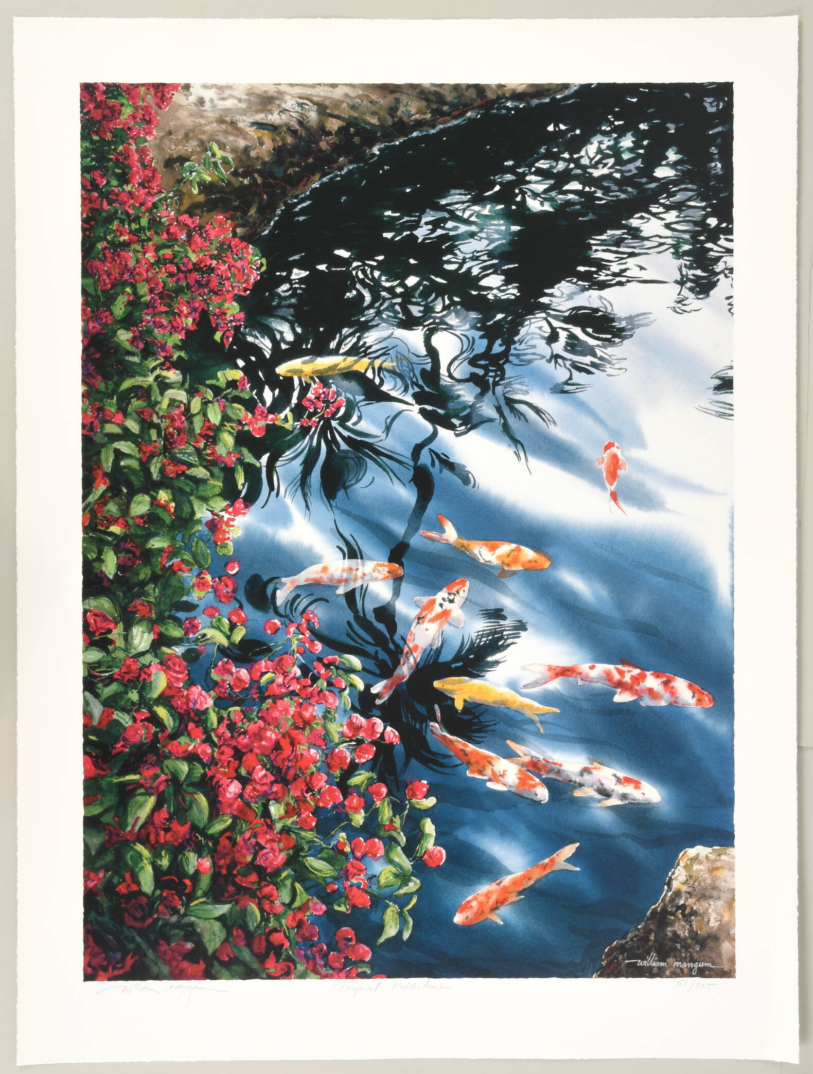William Mangum Prints Tropical Reflections - Boxed