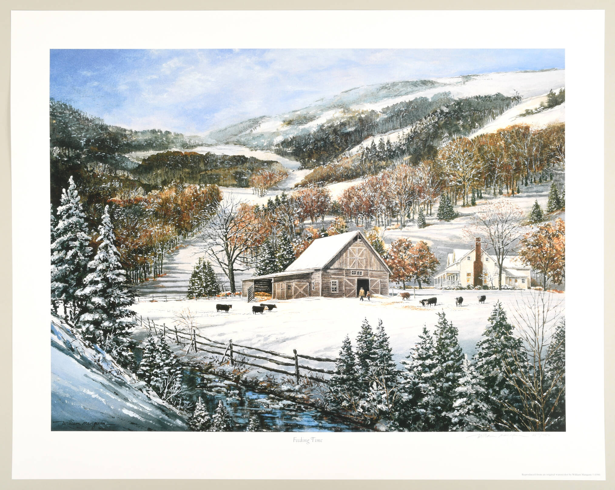 William Mangum Prints Feeding Time - Boxed