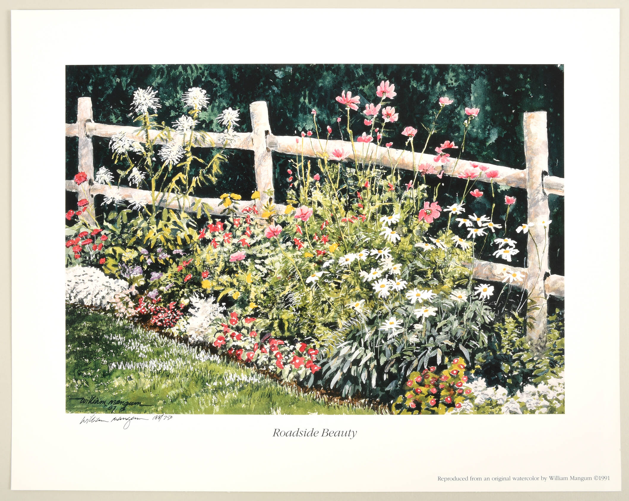 William Mangum Prints Roadside Beauty - With Box