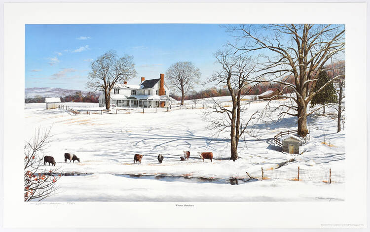 William Mangum Prints Winter Shadows - With Box 53