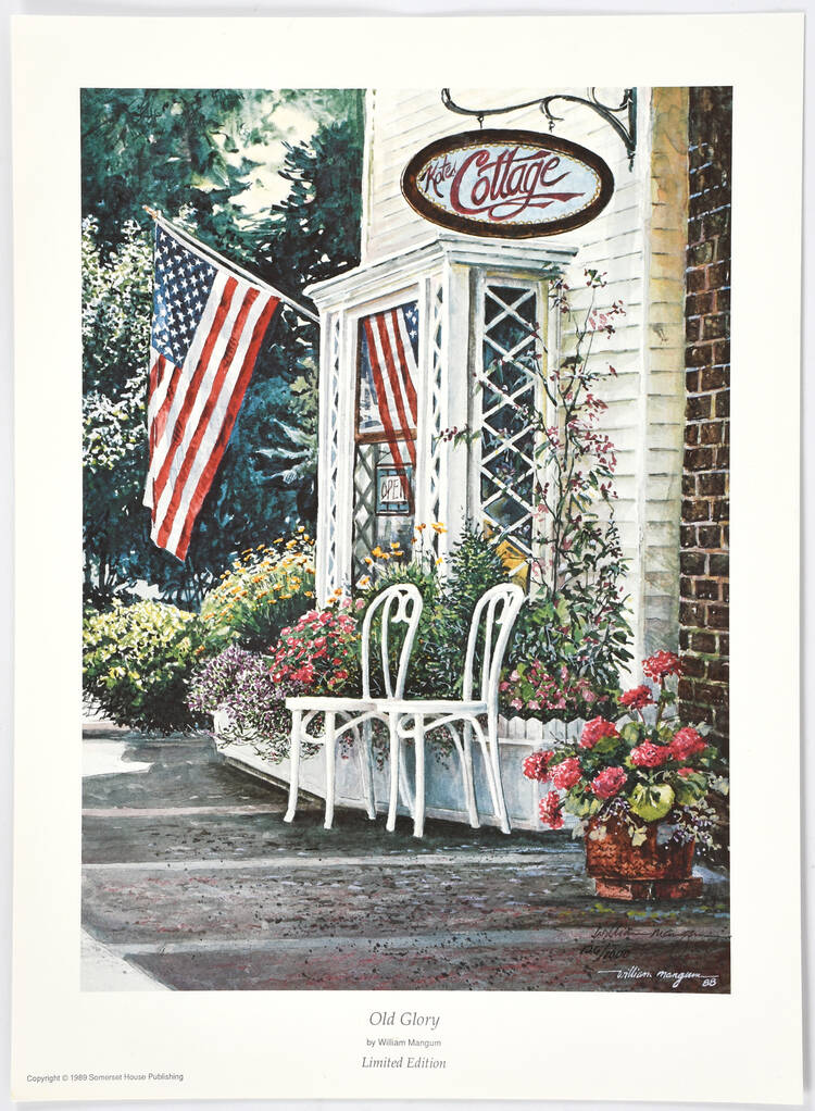 William Mangum Prints Old Glory - No Box
