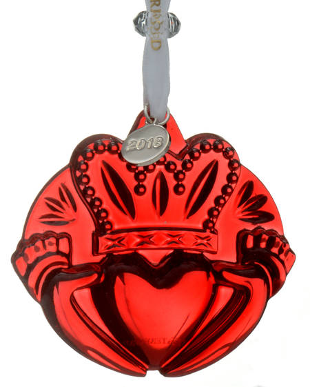Annual Claddagh Ornament by Waterford Crystal