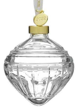 Winter Wonders Clear Bauble-Winter Rose - Boxed