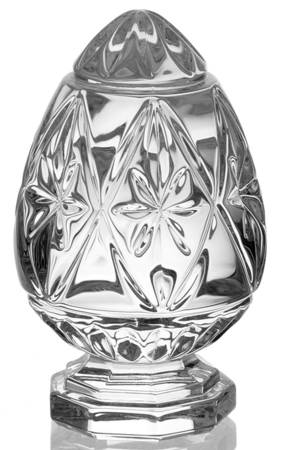 Waterford Marquis Paperweight Clear Egg On Pedestal - With Box