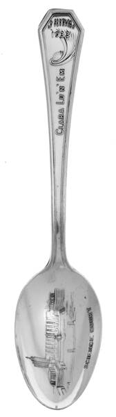 Souvenir Spoons 1933 Worlds Fair-Clara Lu"N"Em - No Box by Winthrop
