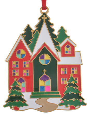 Christmas Village 2024 -Christmas Village Church - No Box