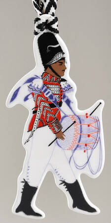 Nutcracker Theater Advent Calendar Toy Soldier Ornament - No Box