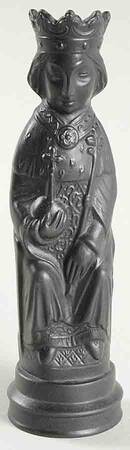 Jasperware Chess Set By Arnold Machin King-Black - King-Black Chess Piece
