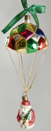 Holiday Heirloom Santa Ornaments Santa's Yuletide Balloon Ride - No Box