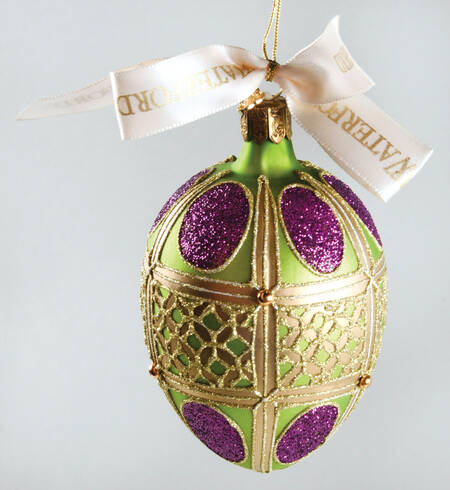 Imperial Collection-Fuchsia & Chartreuse Imperial Colleen Egg - No Box