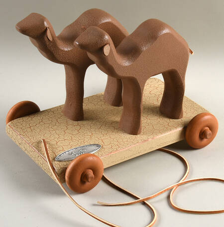 Annual Noah's Ark Pull-Toy Series Camels - No Box