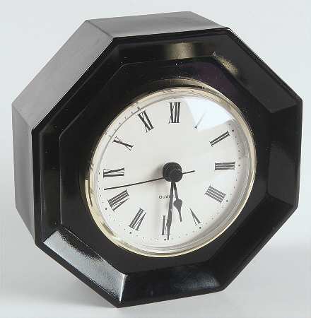 Octime Black Quartz Clock