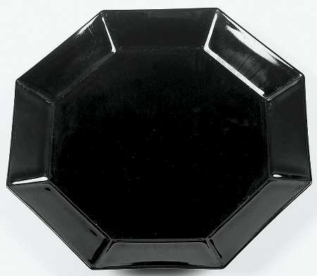 Octime Black Dinner Plate