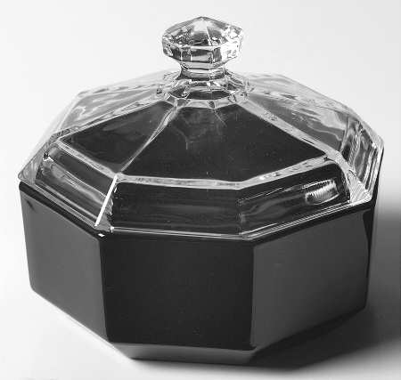 Octime Black Sugar Bowl & Lid