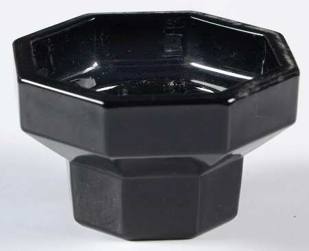 Octime Black 1" Single Light Candlestick