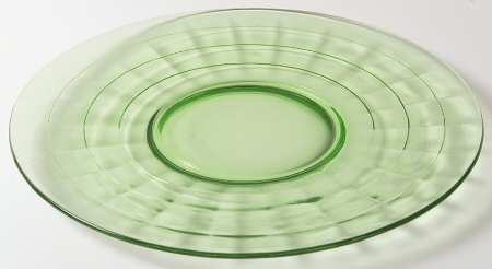 Block Optic Green 10" Sandwich Plate