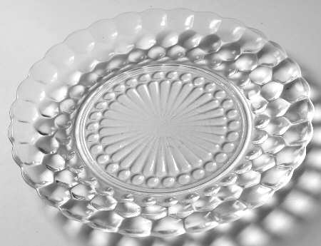 Bubble Clear Dinner Plate