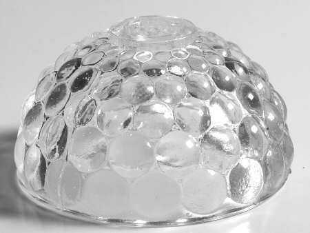 Bubble Clear Single Light Candlestick