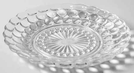 Bubble Clear Bread & Butter Plate