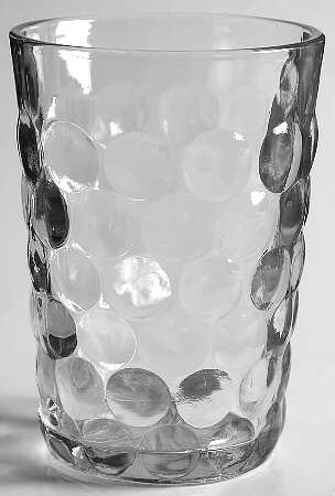 Bubble Clear 9 Oz Flat Tumbler
