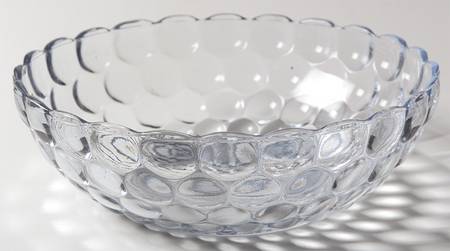 Bubble Blue 8" Round Vegetable Bowl