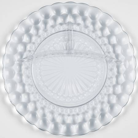 Bubble Blue Grill Plate