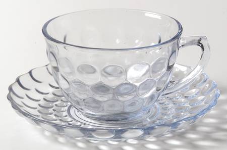 Bubble Blue Cup & Saucer Set