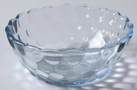Bubble Blue 4" Small Fruit/Dessert Bowl