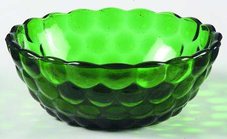 Bubble Green 8" Round Vegetable Bowl