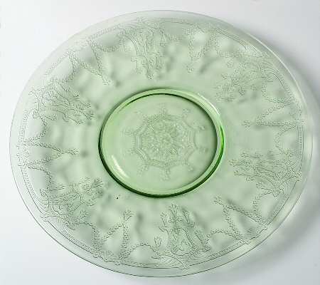Cameo Green Sandwich Plate