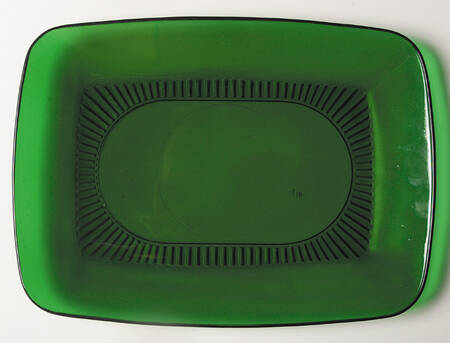 Charm Forest Green 11" Oval Platter