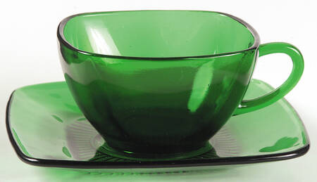 Charm Forest Green Cup & Saucer Set