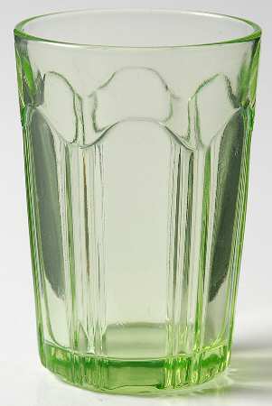 Colonial Green Flat Juice Glass