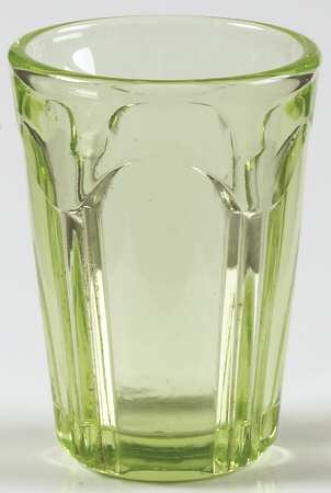 Colonial Green Whiskey Glass
