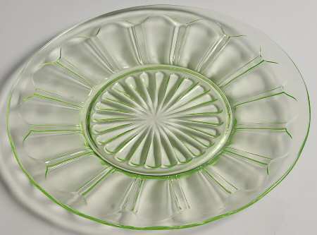 Colonial Green Luncheon Plate