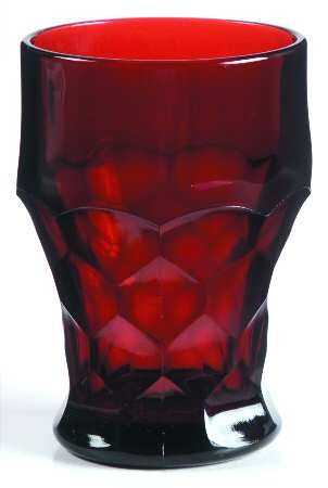 Georgian Ruby 12 Oz Flat Tumbler