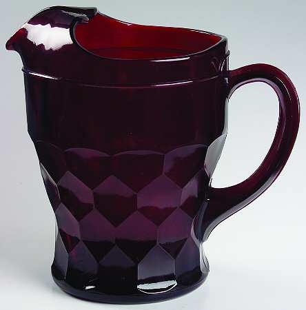 Georgian Ruby 80 Oz Pitcher
