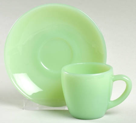 Jade Ite (Restaurant Ware, Older) Demitasse Cup & Saucer Set