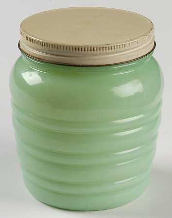 Jade Ite (Restaurant Ware, Older) Grease Jar & Metal Lid