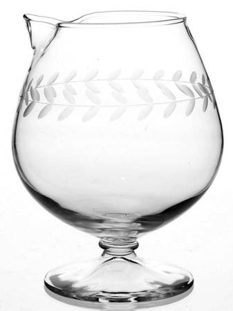 Laurel (Gray Cut) Martini Pitcher No Handle