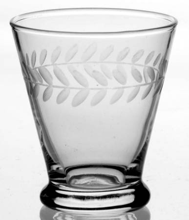 Laurel (Gray Cut) Whiskey Glass
