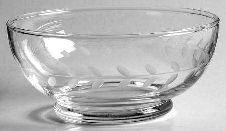 Laurel (Gray Cut) Small Fruit Dessert Bowl