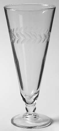 Laurel (Gray Cut) Pilsner Glass