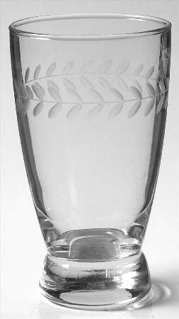Laurel (Gray Cut) 12 Oz Footed Tumbler