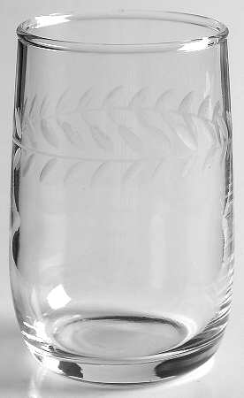 Laurel (Gray Cut) Flat Juice Glass