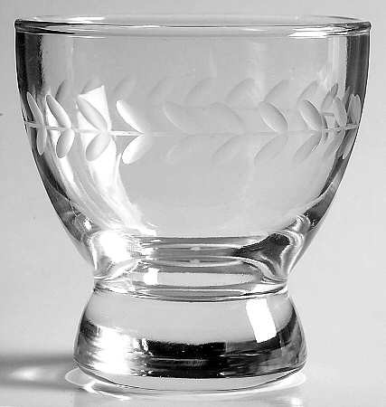 Laurel (Gray Cut) Small Dessert Bowl