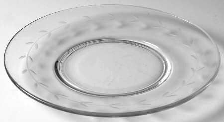 Laurel (Gray Cut) Luncheon Plate